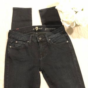 7 For All Mankind Gwenevere Black Jeans